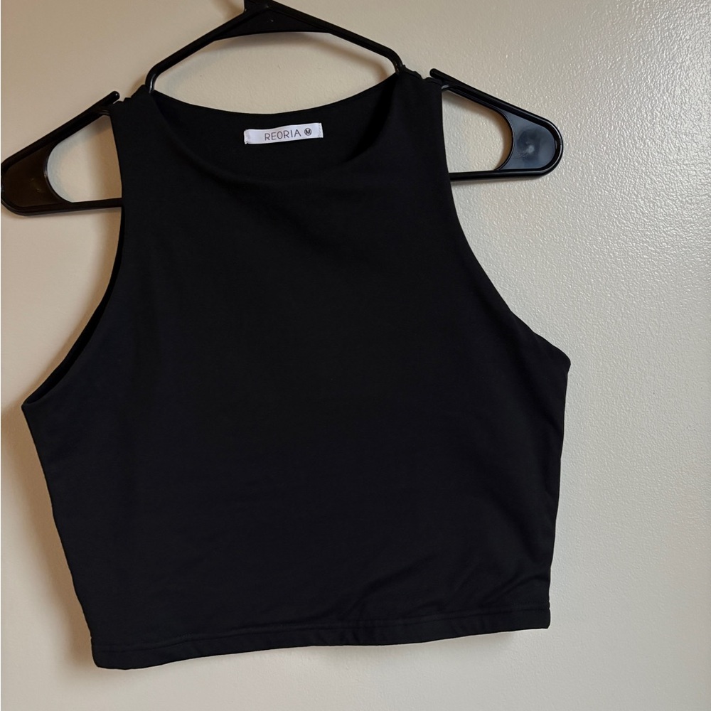 Black Women's Crop Top